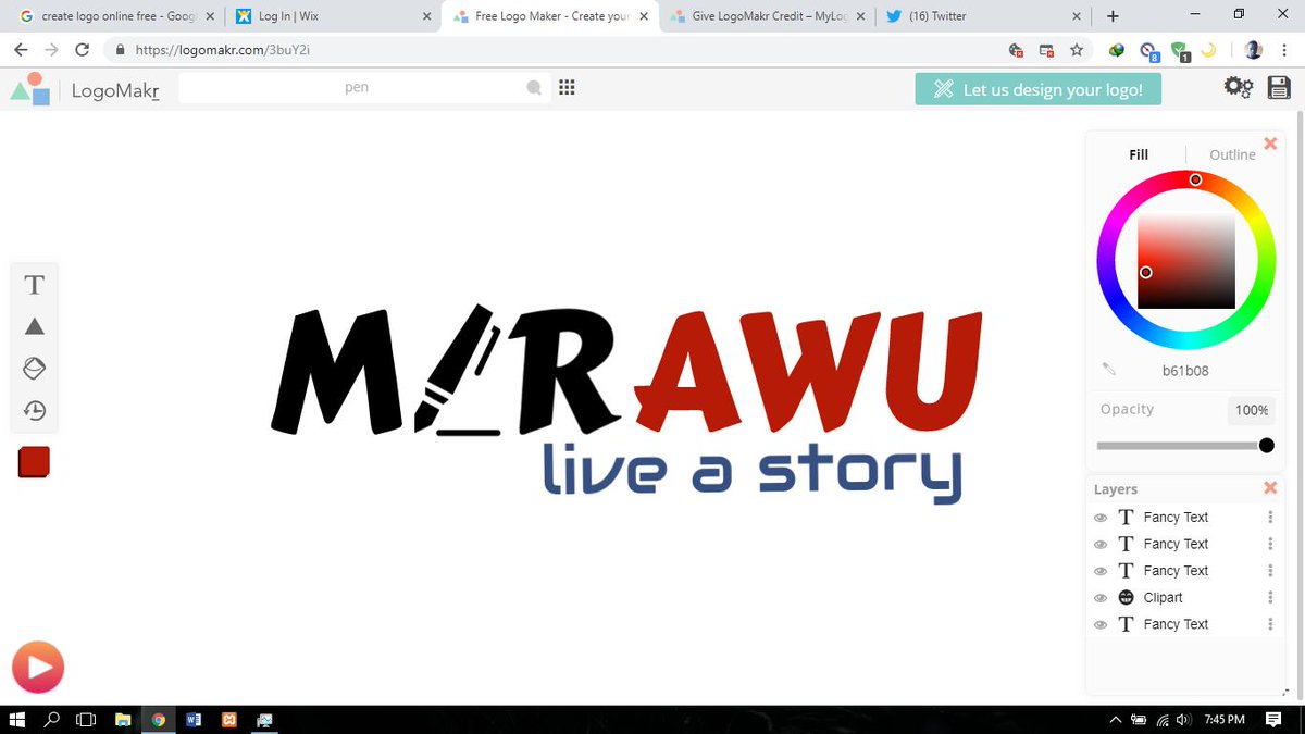 Logo Makr website