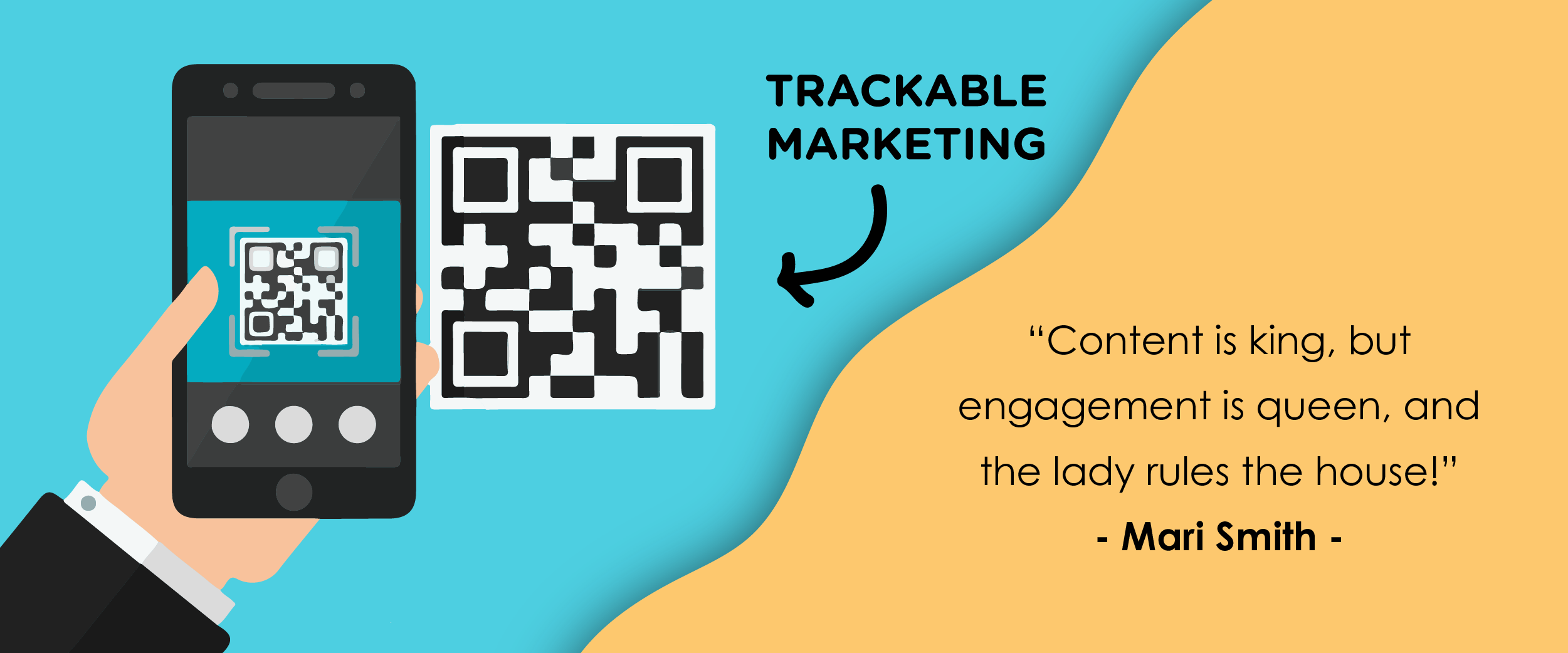 trackable marketing graphic