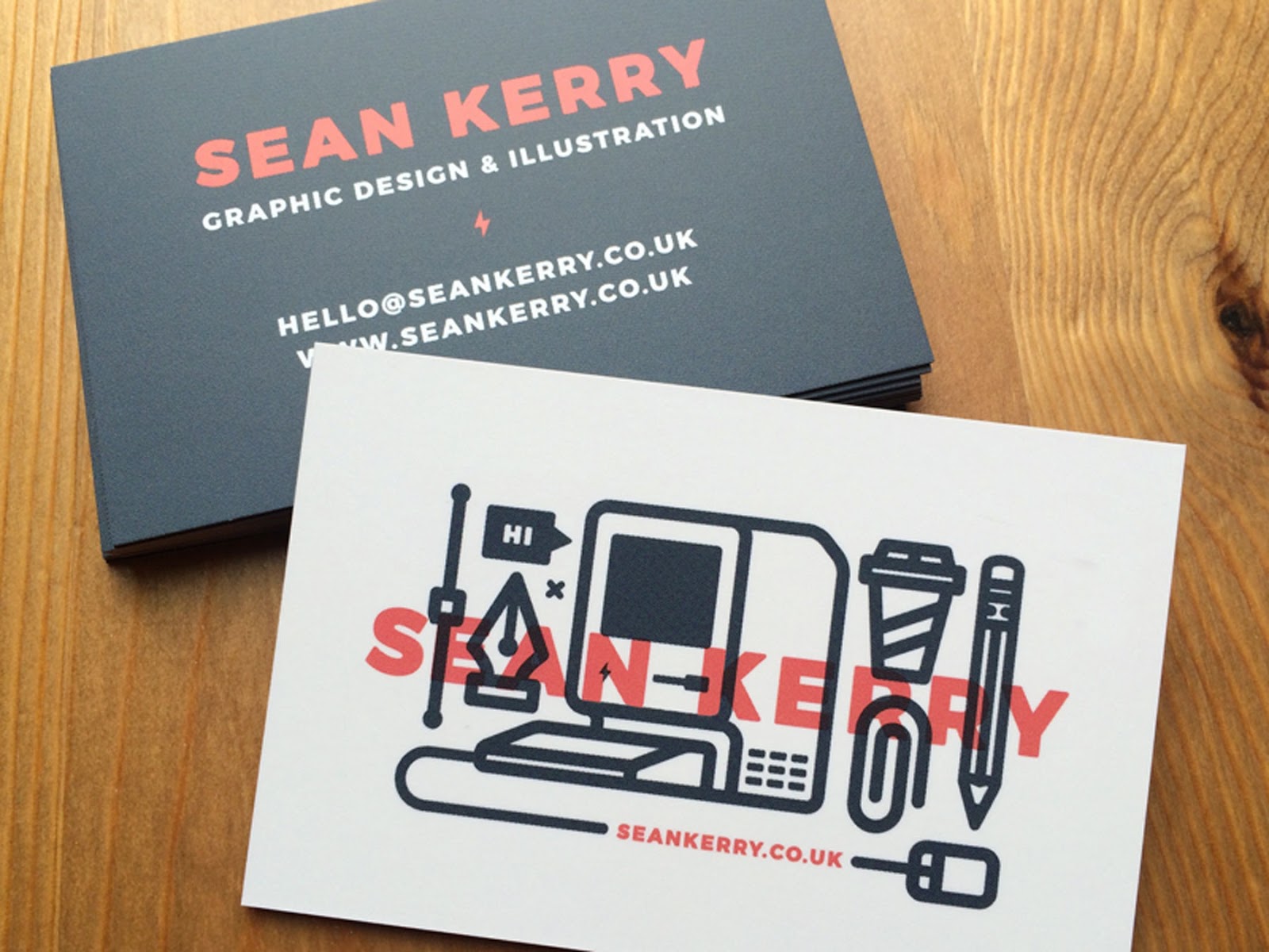 Sean Kerry business card design
