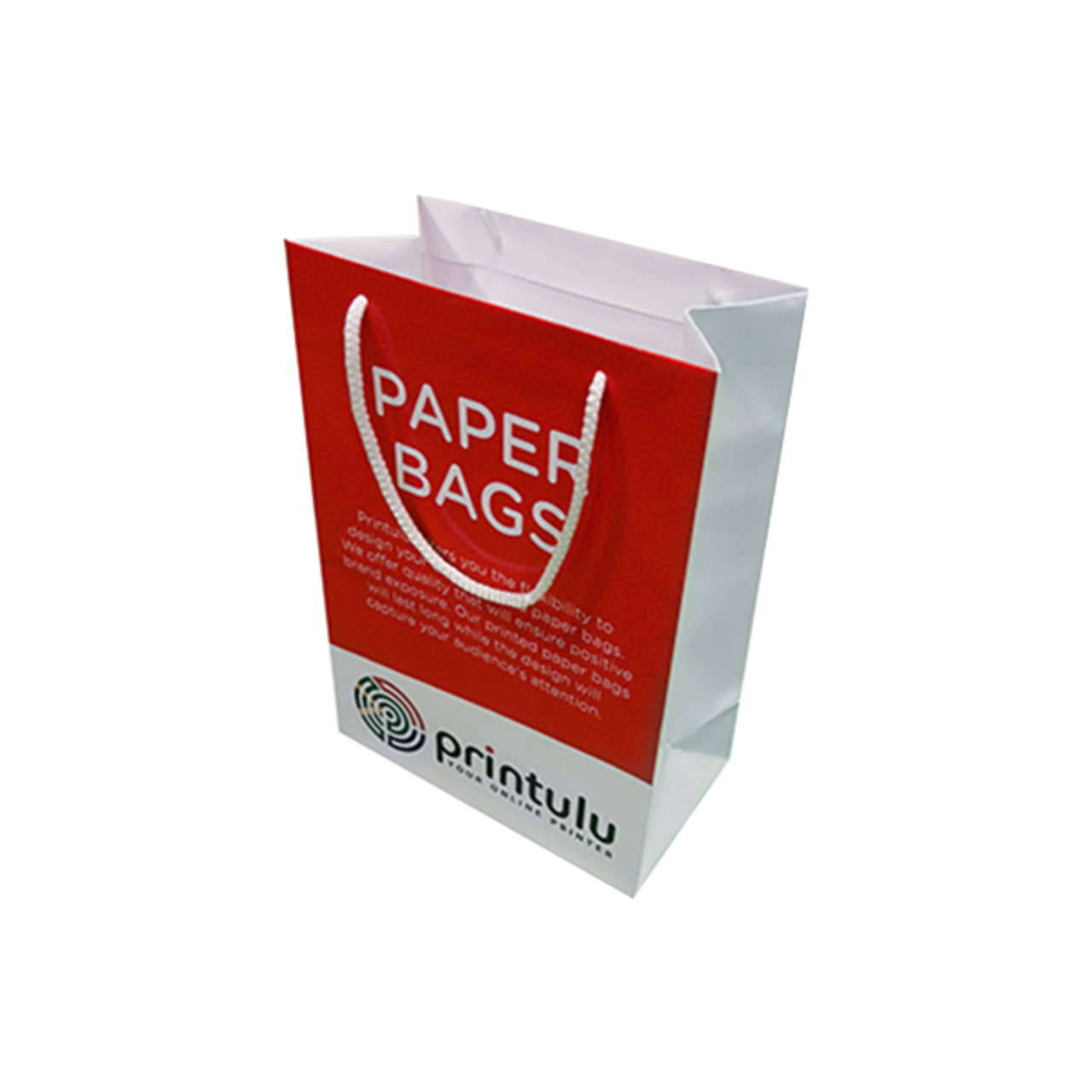 Paper bags printed with logo 2025